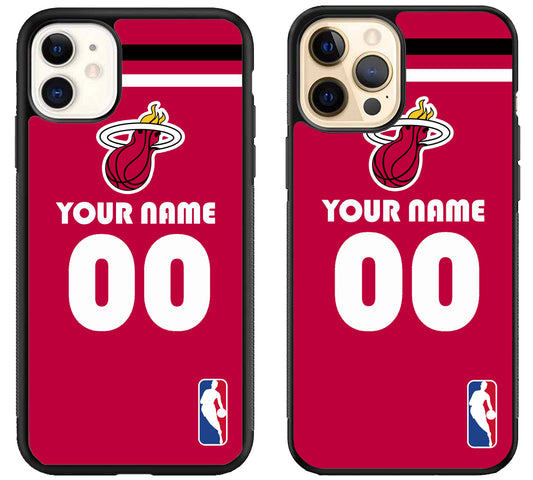 Custom Personalized Miami Heat NBA iPhone 12 | 12 Mini | 12 Pro | 12 Pro Max Case