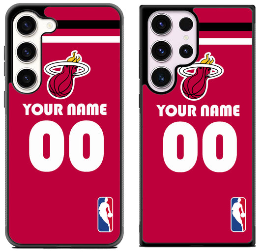Custom Personalized Miami Heat NBA Samsung Galaxy S23 | S23+ | S23 Ultra Case