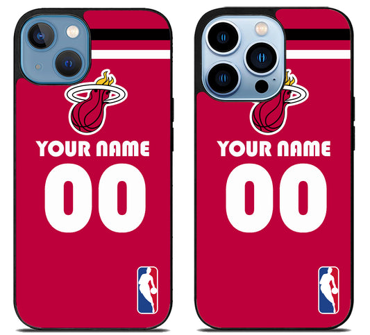 Custom Personalized Miami Heat NBA iPhone 13 | 13 Mini | 13 Pro | 13 Pro Max Case