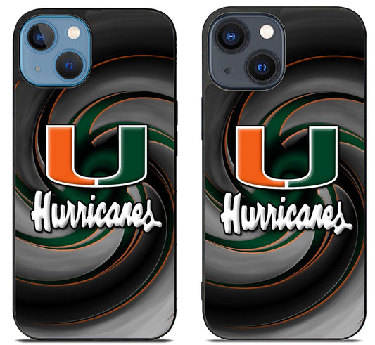 Miami Hurricanes Logo iPhone 15 | iPhone 15 Plus Case