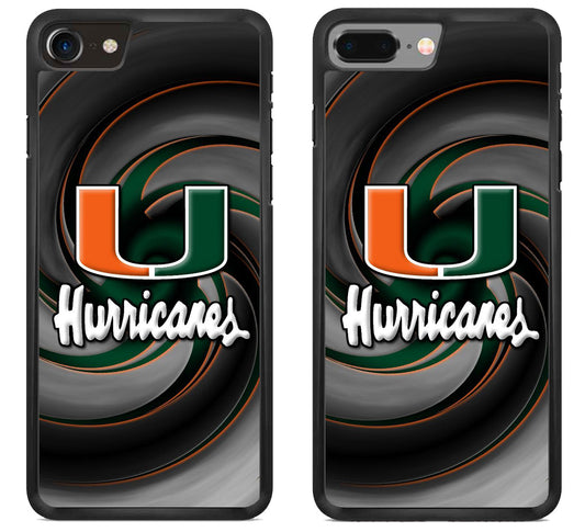 Miami Hurricanes Logo iPhone 8 | 8 Plus Case