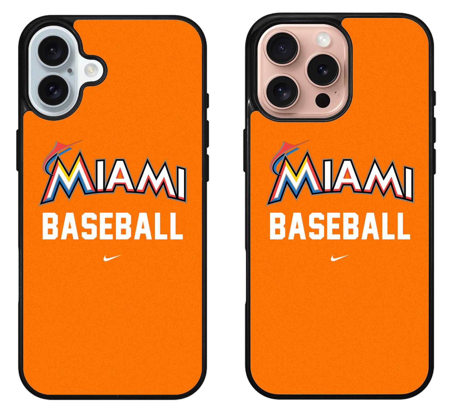 Miami Marlins Baseball iPhone 16 | 16 Plus | 16 Pro | 16 Pro Max Case