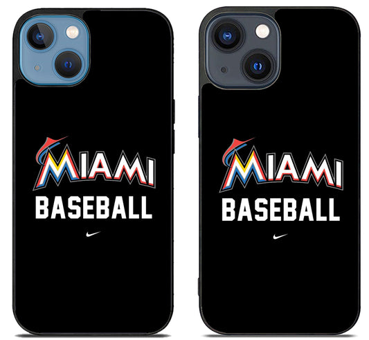 Miami Marlins Baseball iPhone 15 | iPhone 15 Plus Case