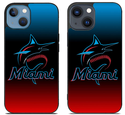 Miami Marlins Color Stylish iPhone 15 | iPhone 15 Plus Case