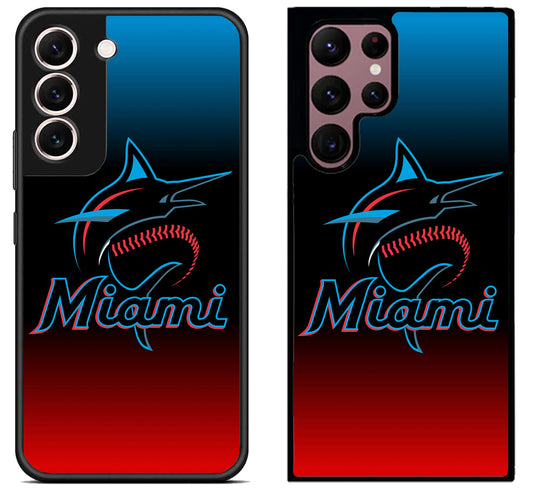 Miami Marlins Color Stylish Samsung Galaxy S22 | S22+ | S22 Ultra Case