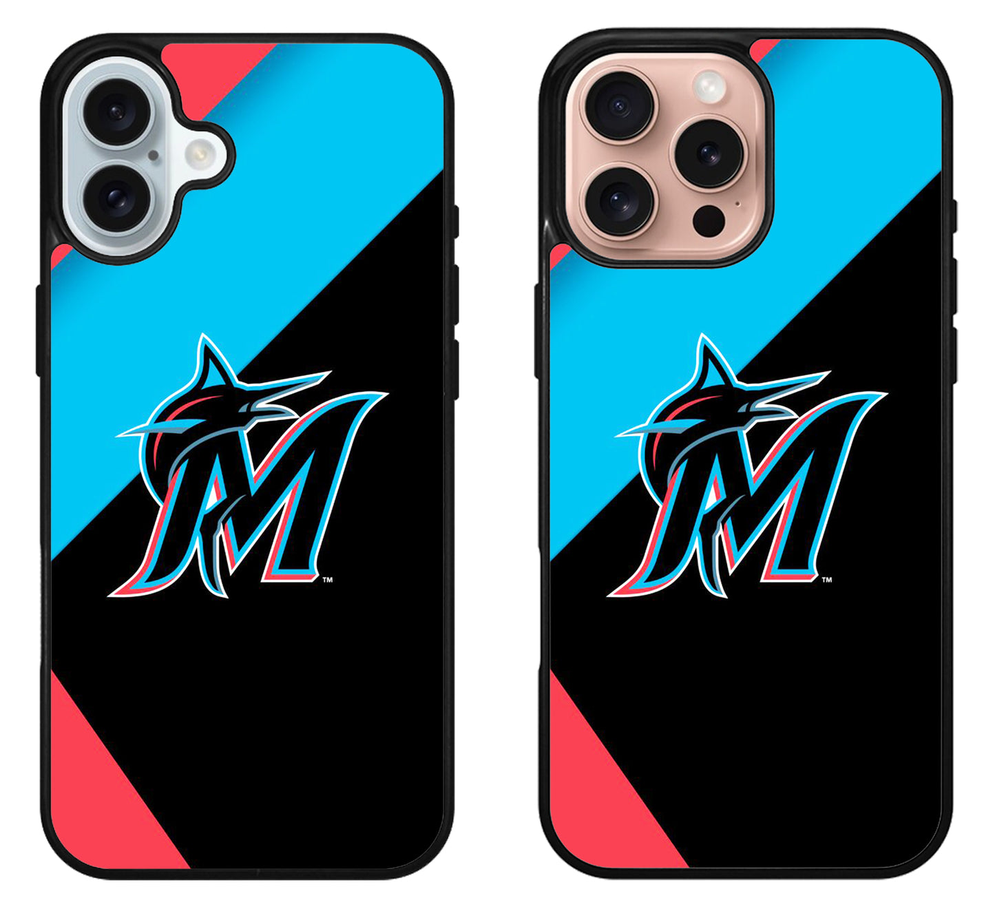 Miami Marlins Cover iPhone 16 | 16 Plus | 16 Pro | 16 Pro Max Case