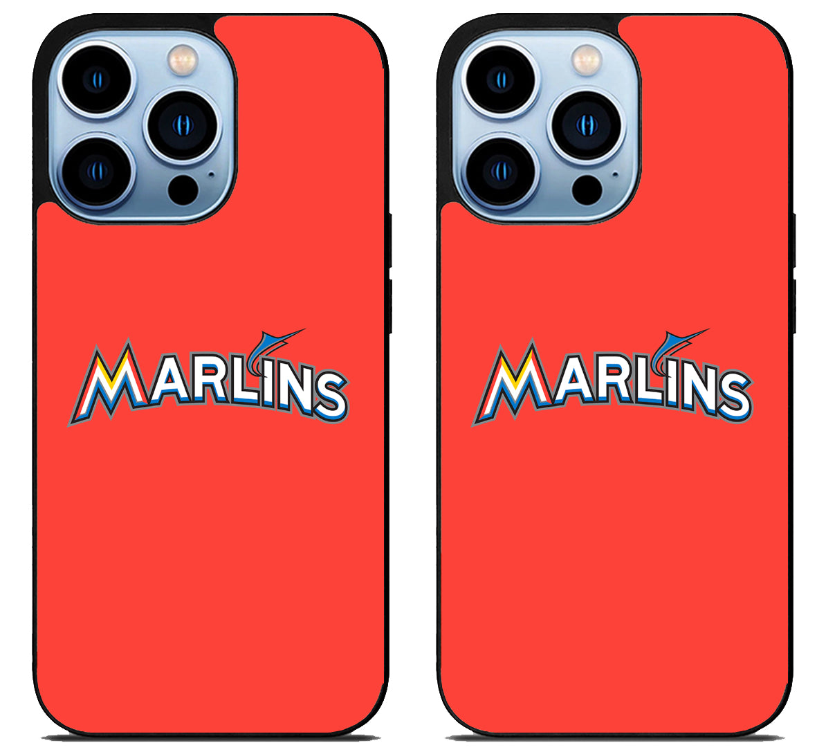 Miami Marlins Logo Cover iPhone 15 Pro | iPhone 15 Pro Max Case