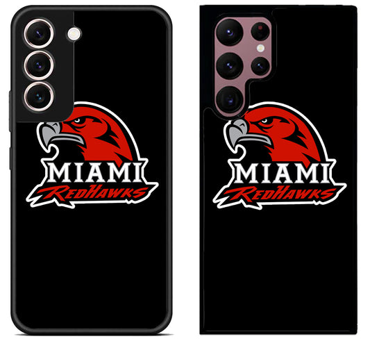 Miami RedHawks Black Samsung Galaxy S22 | S22+ | S22 Ultra Case