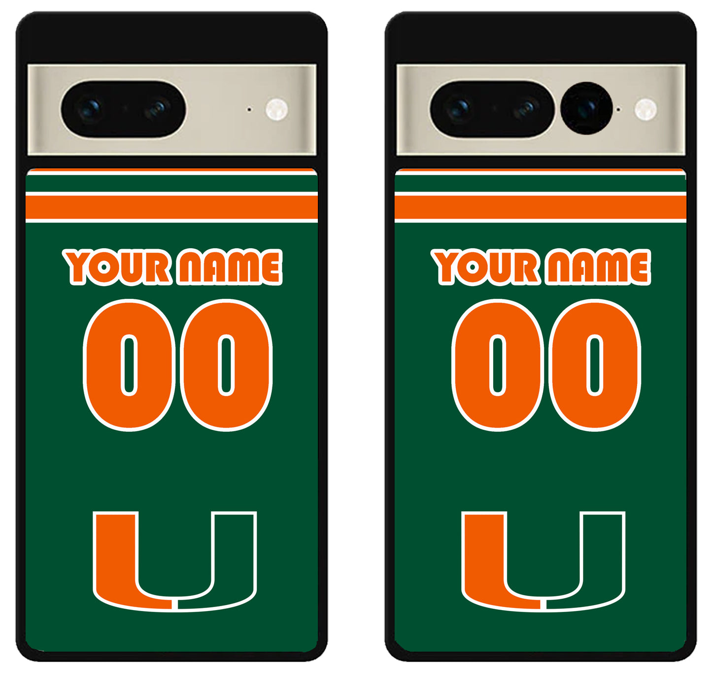 Custom Personalized Miami hurricanes Google Pixel 7 | 7 Pro Case