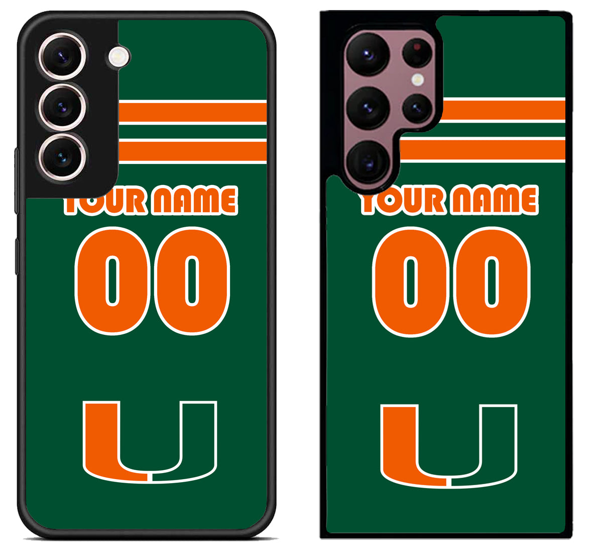 Custom Personalized Miami hurricanes Samsung Galaxy S22 | S22+ | S22 Ultra Case