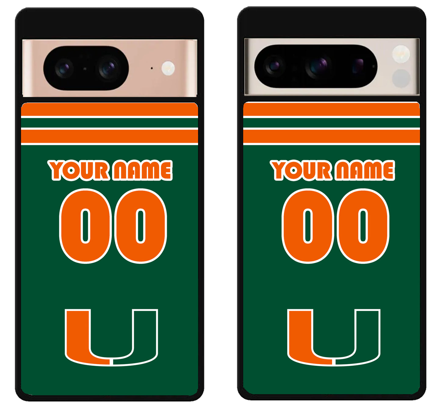 Custom Personalized Miami hurricanes Google Pixel 8 | 8 Pro Case