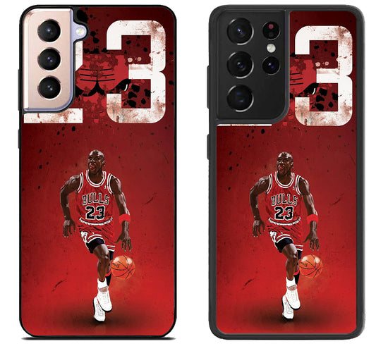 Michael Jordan Chicago Bulls Legend Samsung Galaxy S21 | S21 FE | S21+ | S21 Ultra Case