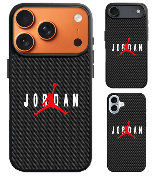 Michael Jordan Jump Carbon iPhone Air | iPhone 17 | 17 Pro | 17 Pro Max Case