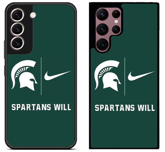 Michigan State Spartans Will Samsung Galaxy S22 | S22+ | S22 Ultra Case