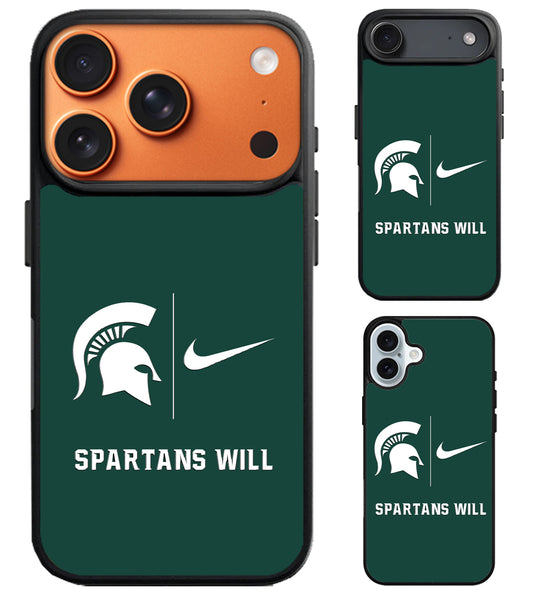 Michigan State Spartans Will iPhone Air | iPhone 17 | 17 Pro | 17 Pro Max Case