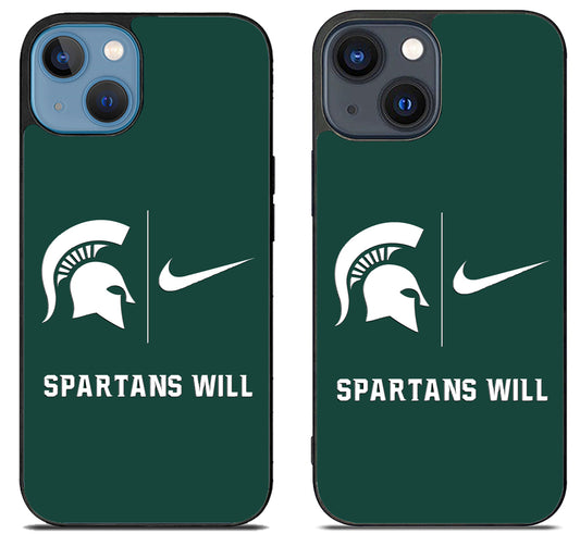 Michigan State Spartans Will iPhone 15 | iPhone 15 Plus Case
