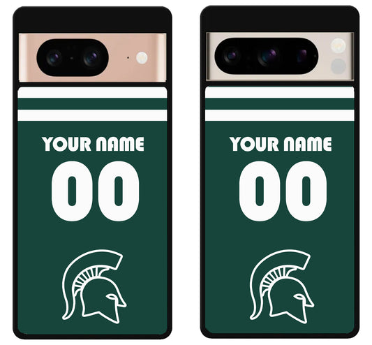 Custom Personalized Michigan State Spartans Google Pixel 8 | 8 Pro Case