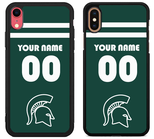 Custom Personalized Michigan State Spartans iPhone X | Xs | Xr | Xs Max Case