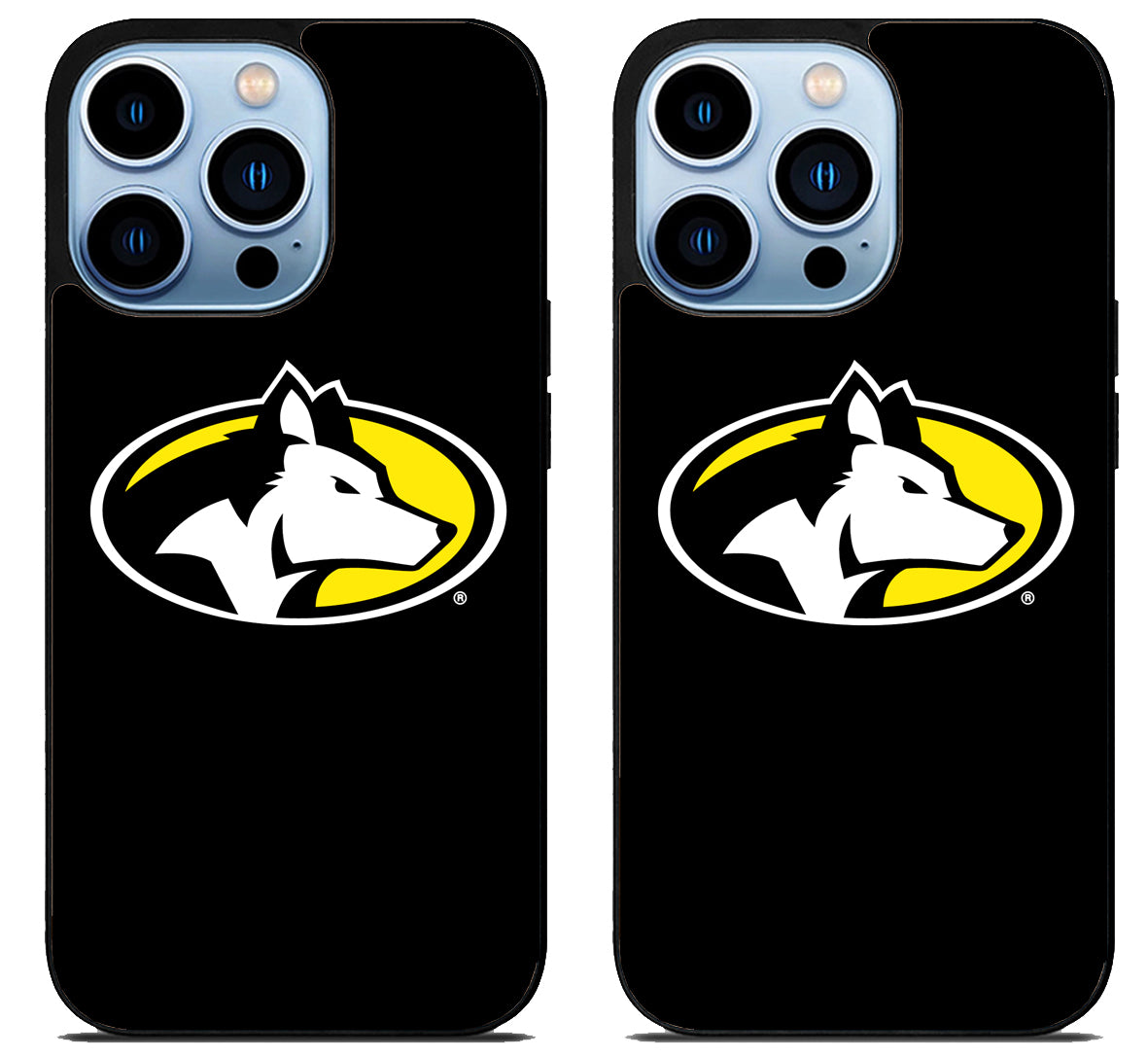 Michigan Tech Huskies Black iPhone 15 Pro | iPhone 15 Pro Max Case