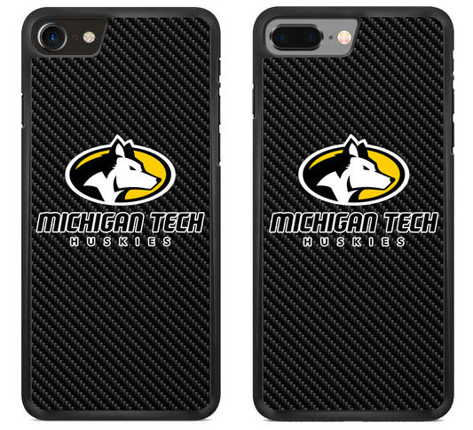 Michigan Tech Huskies Carbon iPhone 8 | 8 Plus Case