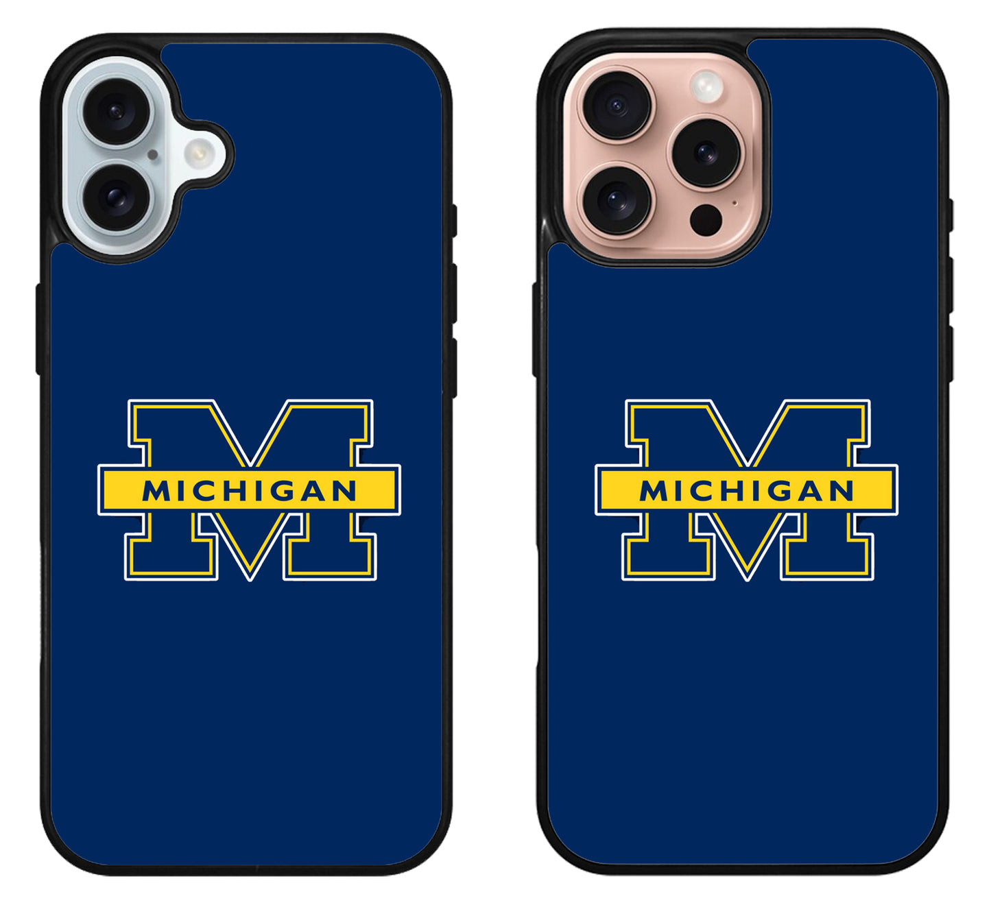 Michigan Wolverines Blue iPhone 16 | 16 Plus | 16 Pro | 16 Pro Max Case