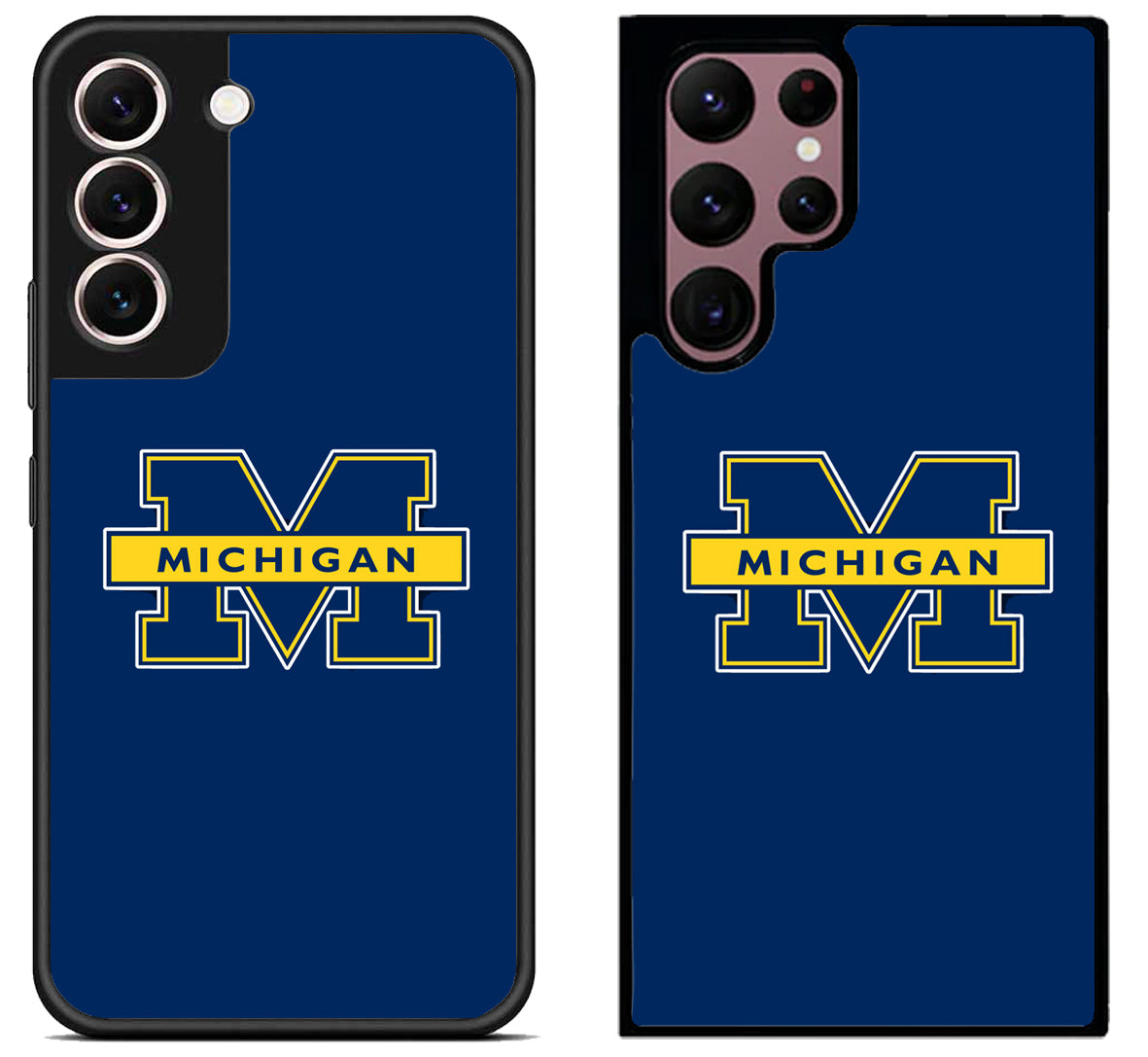 Michigan Wolverines Blue Samsung Galaxy S22 | S22+ | S22 Ultra Case