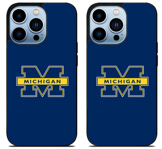 Michigan Wolverines Blue iPhone 15 Pro | iPhone 15 Pro Max Case