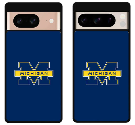 Michigan Wolverines Blue Google Pixel 8 | 8 Pro Case