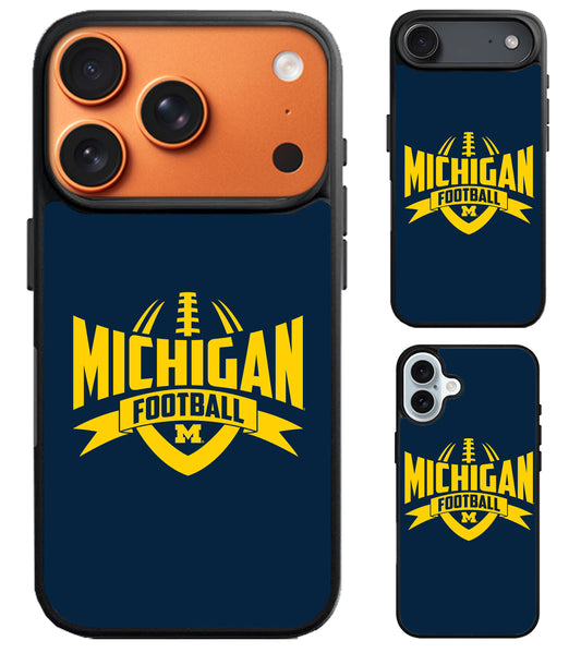 Michigan Wolverines Football iPhone Air | iPhone 17 | 17 Pro | 17 Pro Max Case