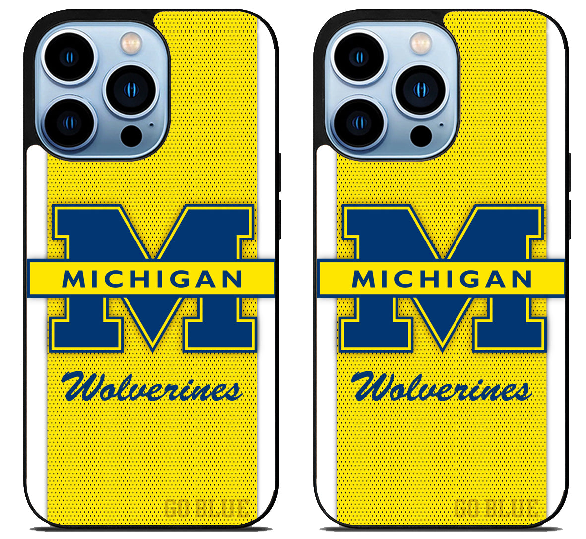 Michigan Wolverines Logo Go Blue iPhone 15 Pro | iPhone 15 Pro Max Case