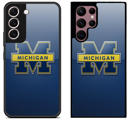 Michigan Wolverines Logo Samsung Galaxy S22 | S22+ | S22 Ultra Case