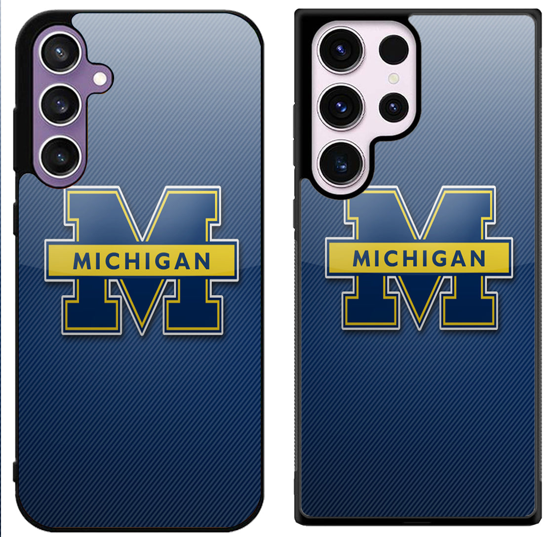 Michigan Wolverines Logo Samsung Galaxy S24 | S24+ | S24 Ultra Case