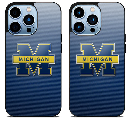 Michigan Wolverines Logo iPhone 15 Pro | iPhone 15 Pro Max Case