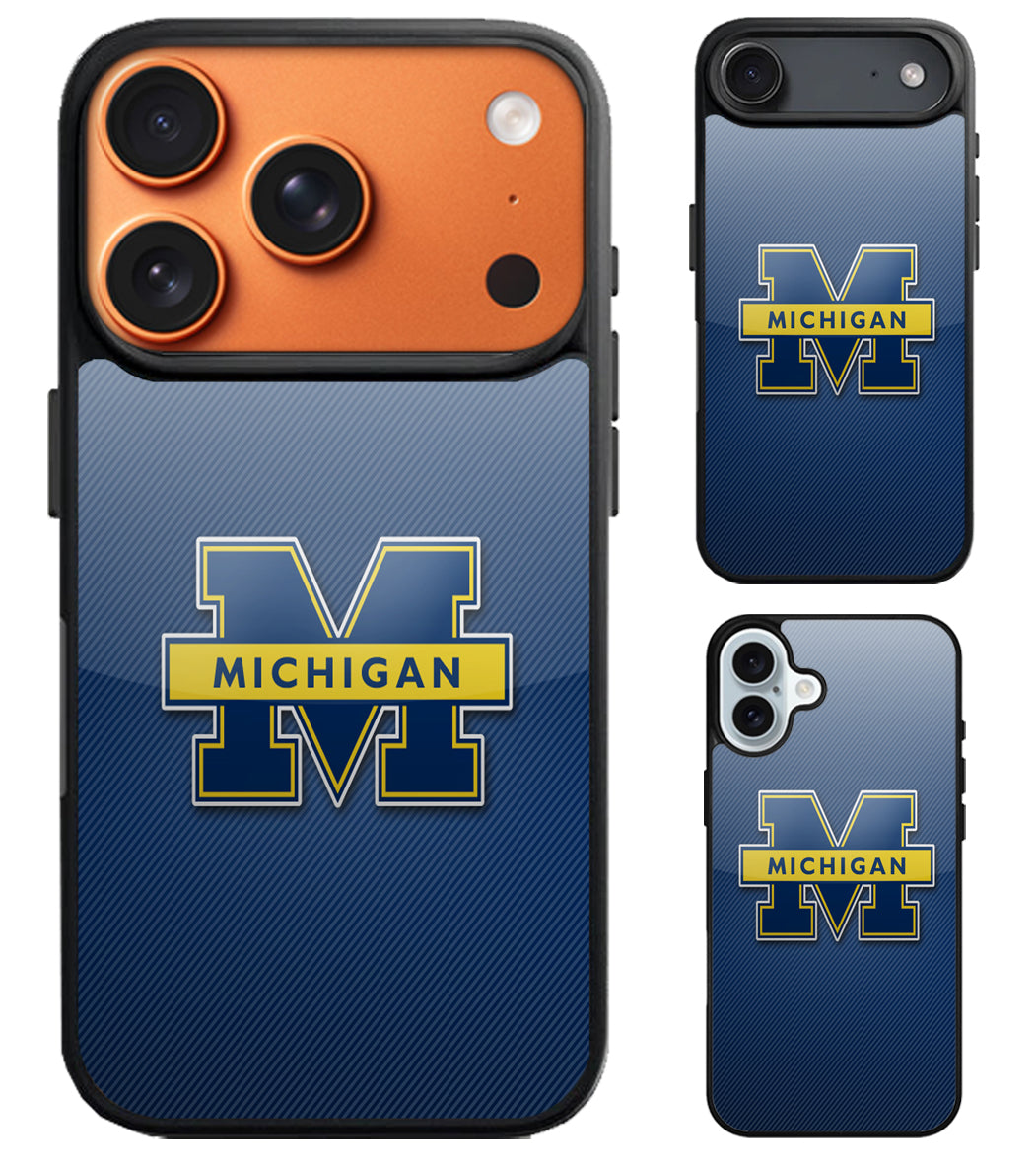 Michigan Wolverines Logo iPhone Air | iPhone 17 | 17 Pro | 17 Pro Max Case