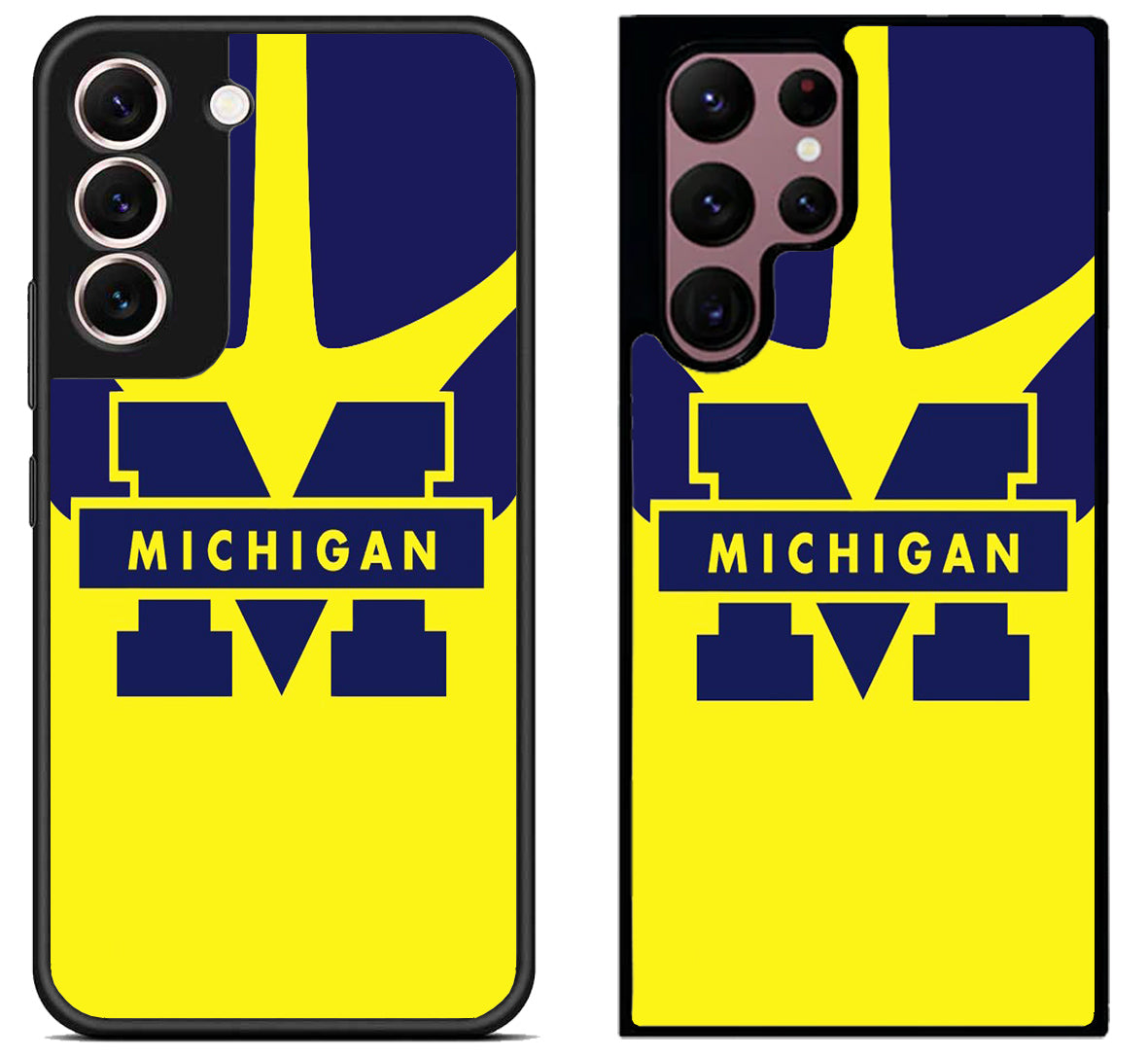 Michigan Wolverines Style Samsung Galaxy S22 | S22+ | S22 Ultra Case