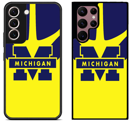Michigan Wolverines Style Samsung Galaxy S22 | S22+ | S22 Ultra Case
