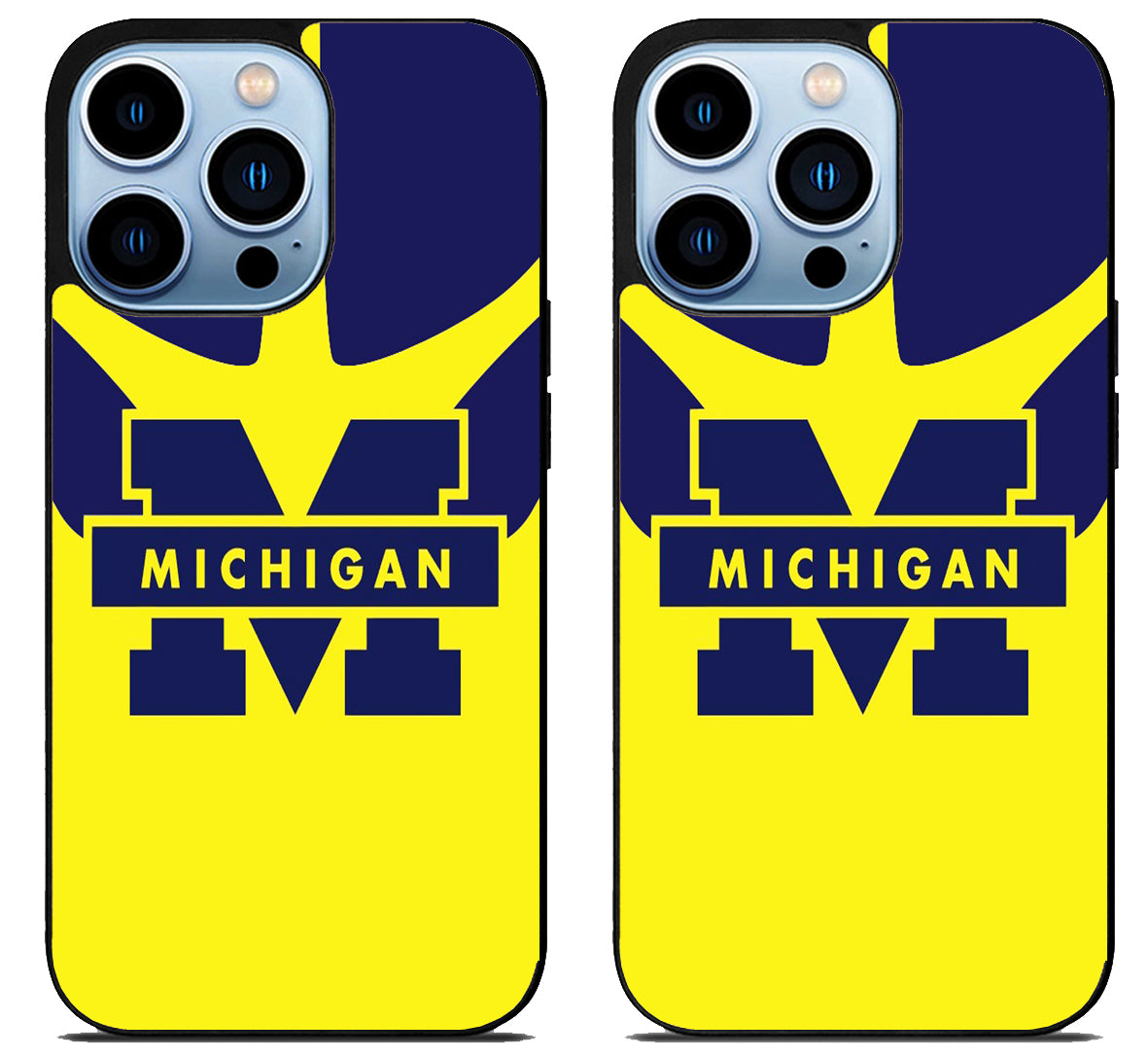 Michigan Wolverines Style iPhone 15 Pro | iPhone 15 Pro Max Case