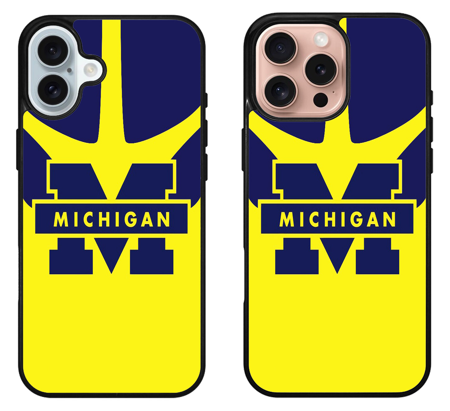Michigan Wolverines Style iPhone 16 | 16 Plus | 16 Pro | 16 Pro Max Case
