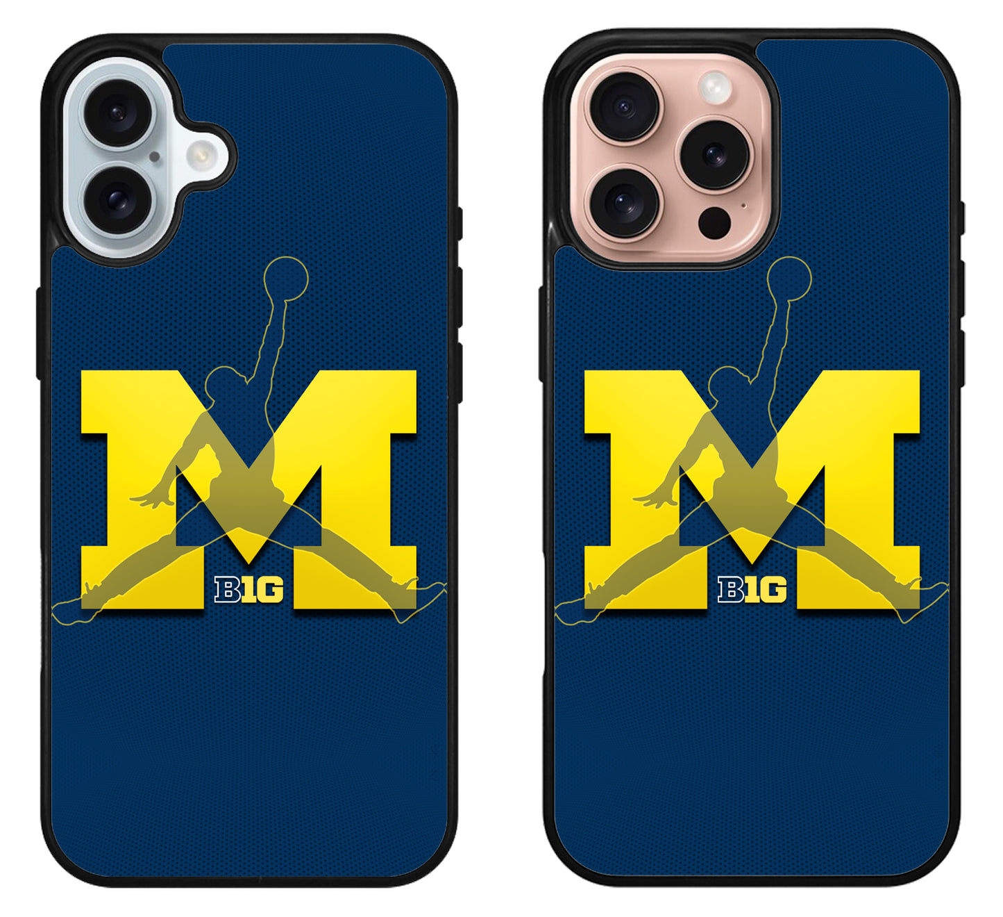 Michigan Wolverines Stylish iPhone 16 | 16 Plus | 16 Pro | 16 Pro Max Case
