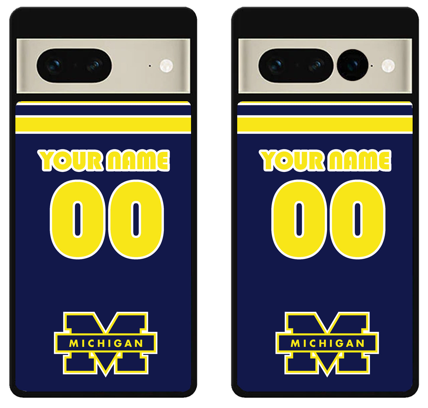 Custom Personalized Michigan Wolverines Google Pixel 7 | 7 Pro Case