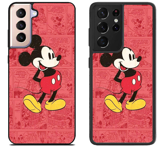 Mickey Mouse Collage Samsung Galaxy S21 | S21 FE | S21+ | S21 Ultra Case