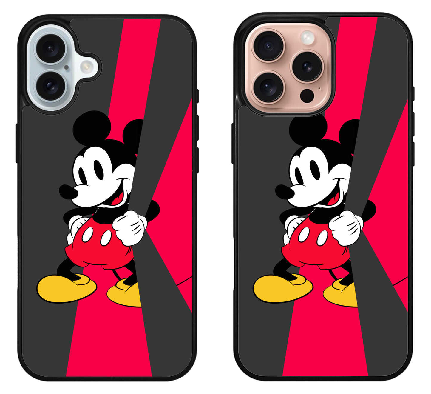 Mickey mouse Red And Black iPhone 16 | 16 Plus | 16 Pro | 16 Pro Max Case