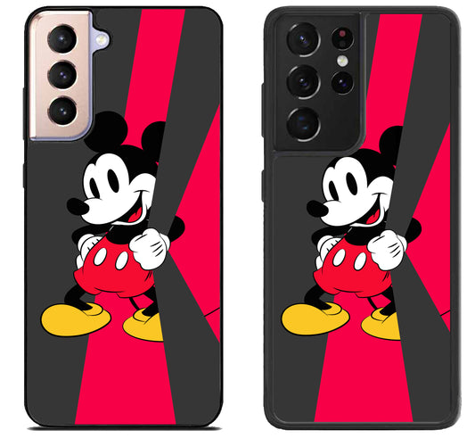 Mickey mouse Red And Black Samsung Galaxy S21 | S21 FE | S21+ | S21 Ultra Case