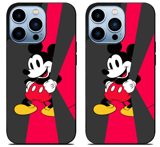 Mickey mouse Red And Black iPhone 15 Pro | iPhone 15 Pro Max Case