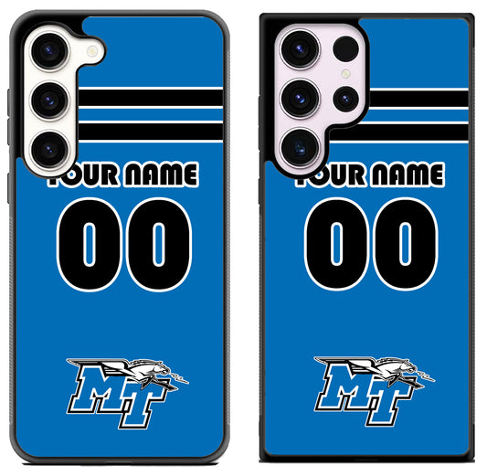 Custom Personalized Middle Tennessee Blue Raiders Samsung Galaxy S23 | S23+ | S23 Ultra Case