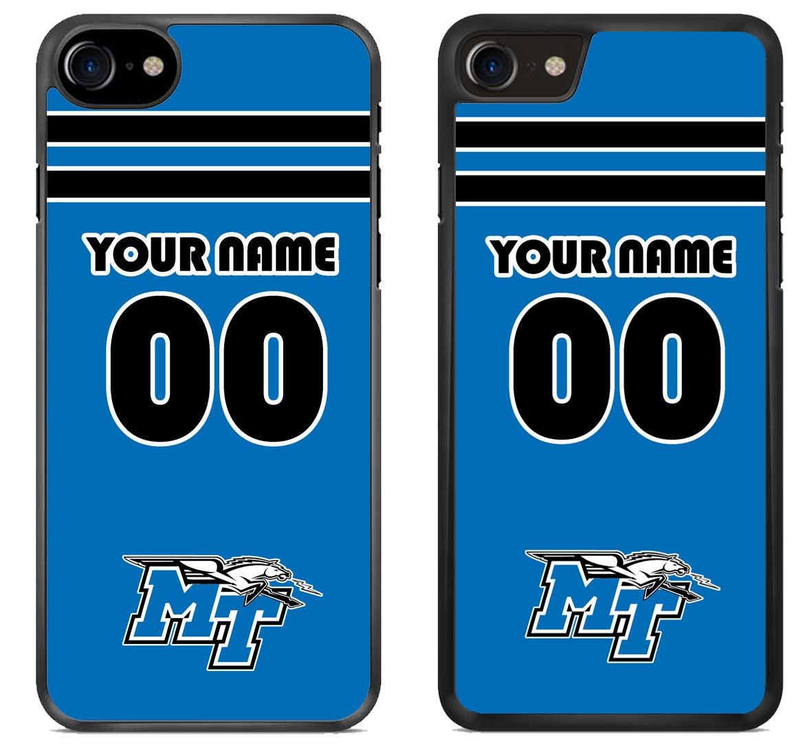Custom Personalized Middle Tennessee Blue Raiders iPhone SE 2020 | iPhone SE 2022 Case