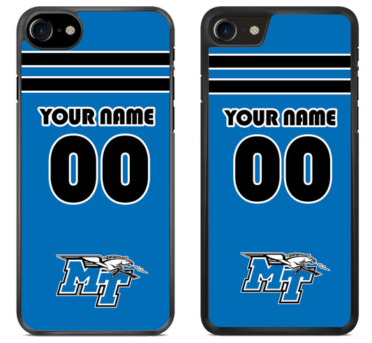 Custom Personalized Middle Tennessee Blue Raiders iPhone SE 2020 | iPhone SE 2022 Case