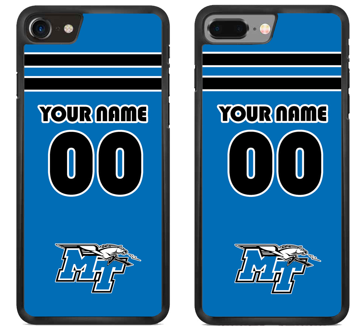 Custom Personalized Middle Tennessee Blue Raiders iPhone 8 | 8 Plus Case