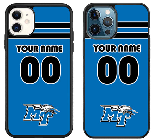 Custom Personalized Middle Tennessee Blue Raiders iPhone 11 | 11 Pro | 11 Pro Max Case