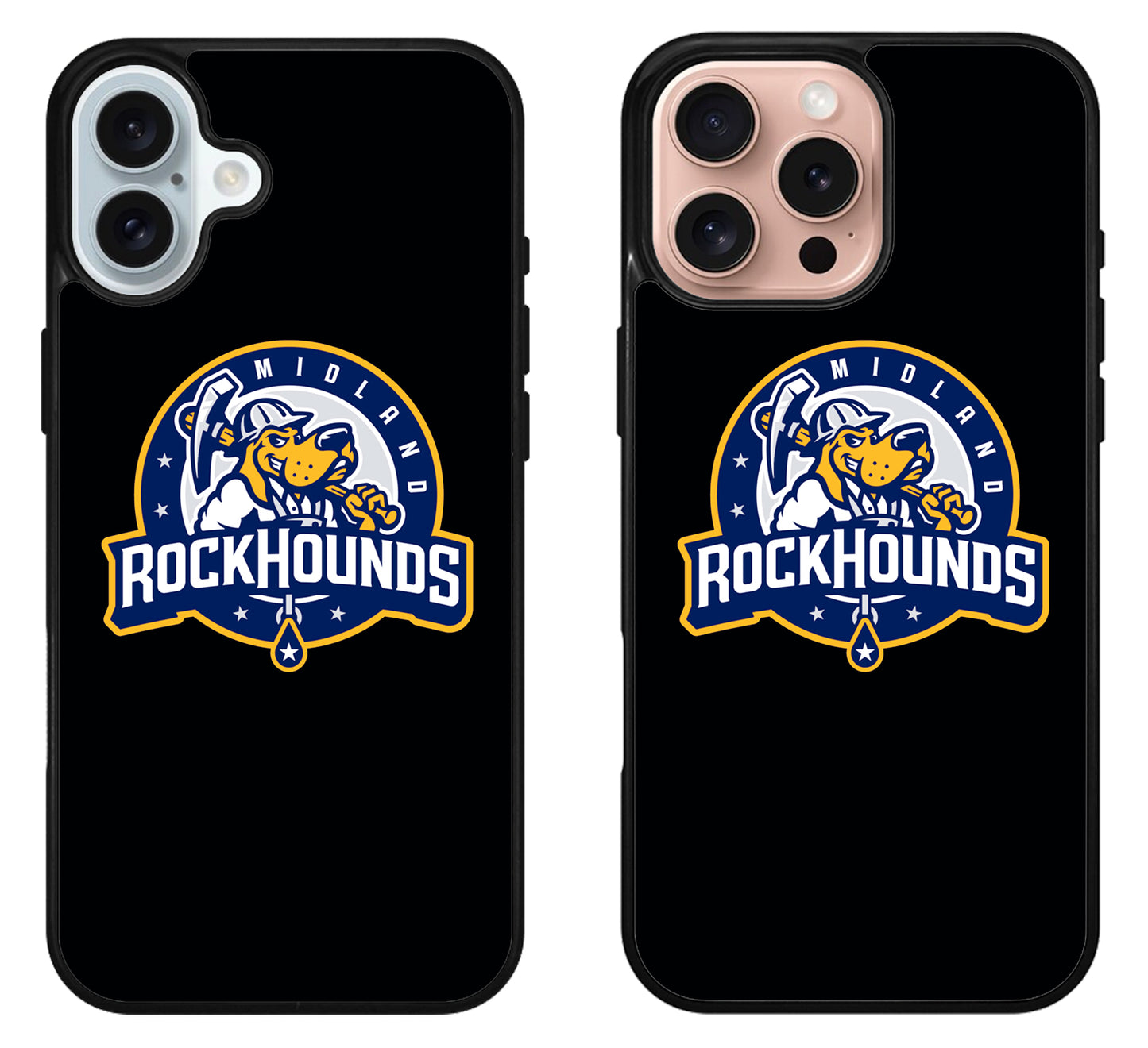 Midland RockHounds Black iPhone 16 | 16 Plus | 16 Pro | 16 Pro Max Case